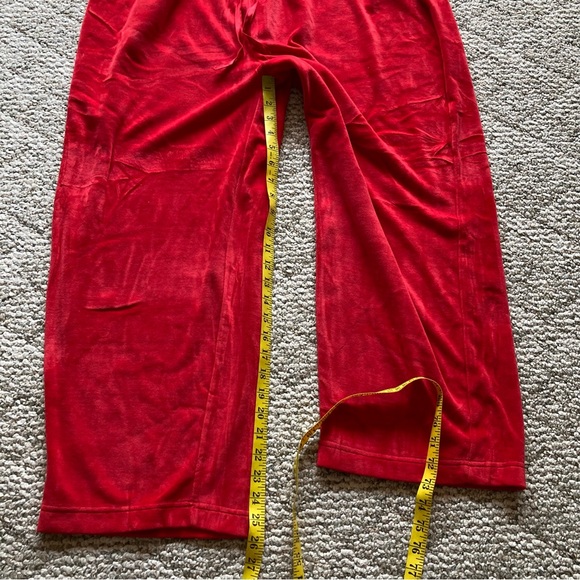 5/$15 Bobbie Brooks Bright Red Velour Sweatpants XL (18W) - Picture 7 of 7